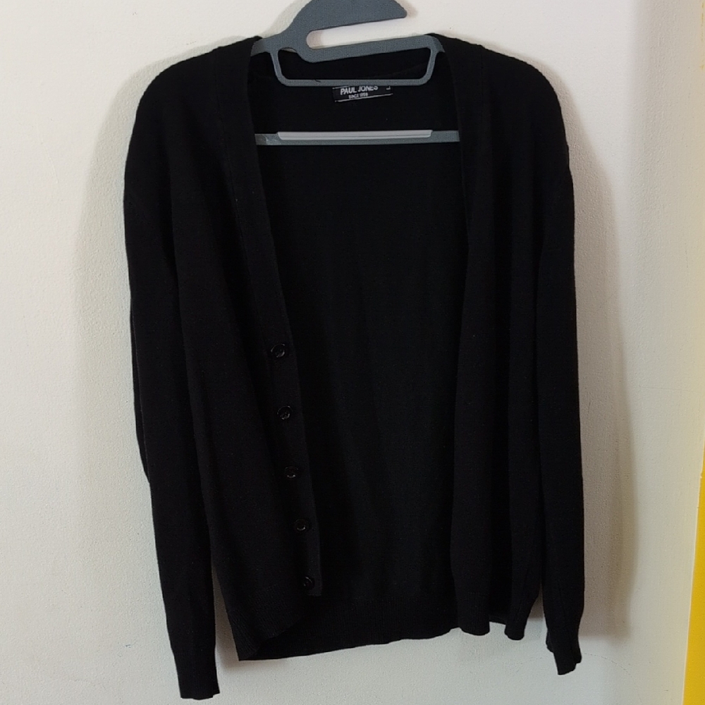 Black Cardigan Sweater